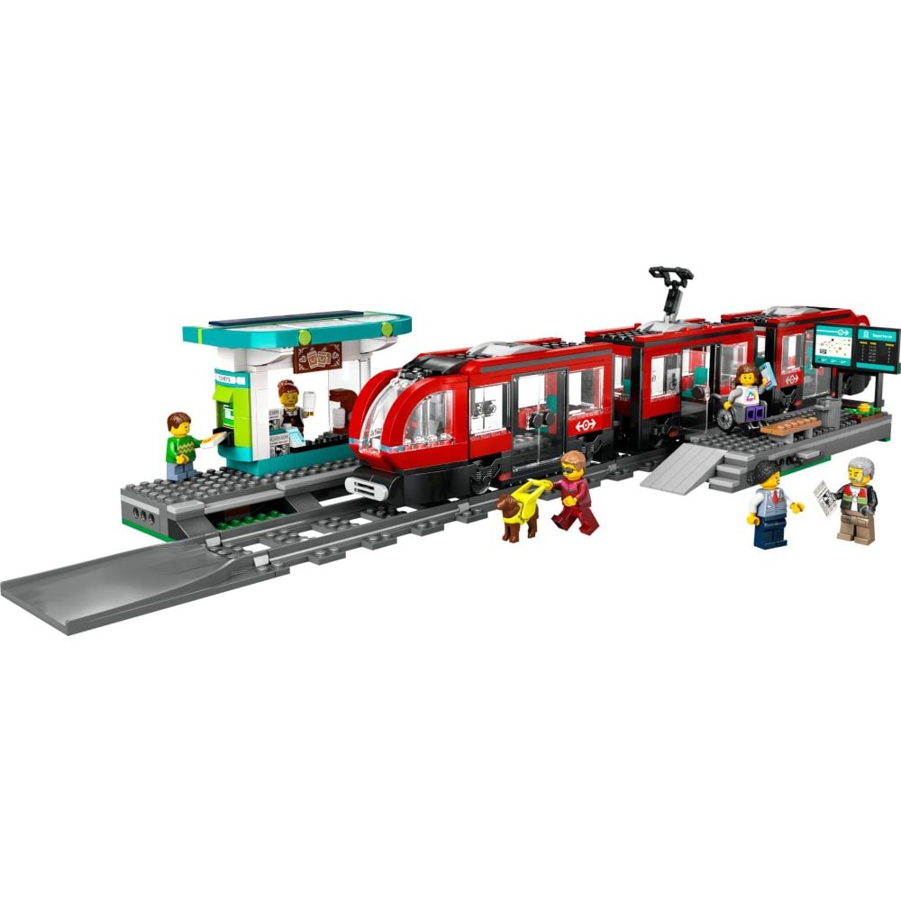 LEGO® City - Statie si tramvai in centrul orasului (60423)