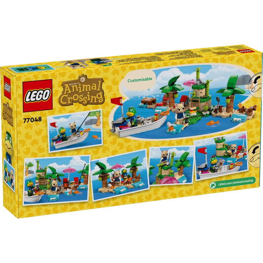 LEGO® Animal Crossing - Turul de insula in barca al lui Kapp'n (77048)