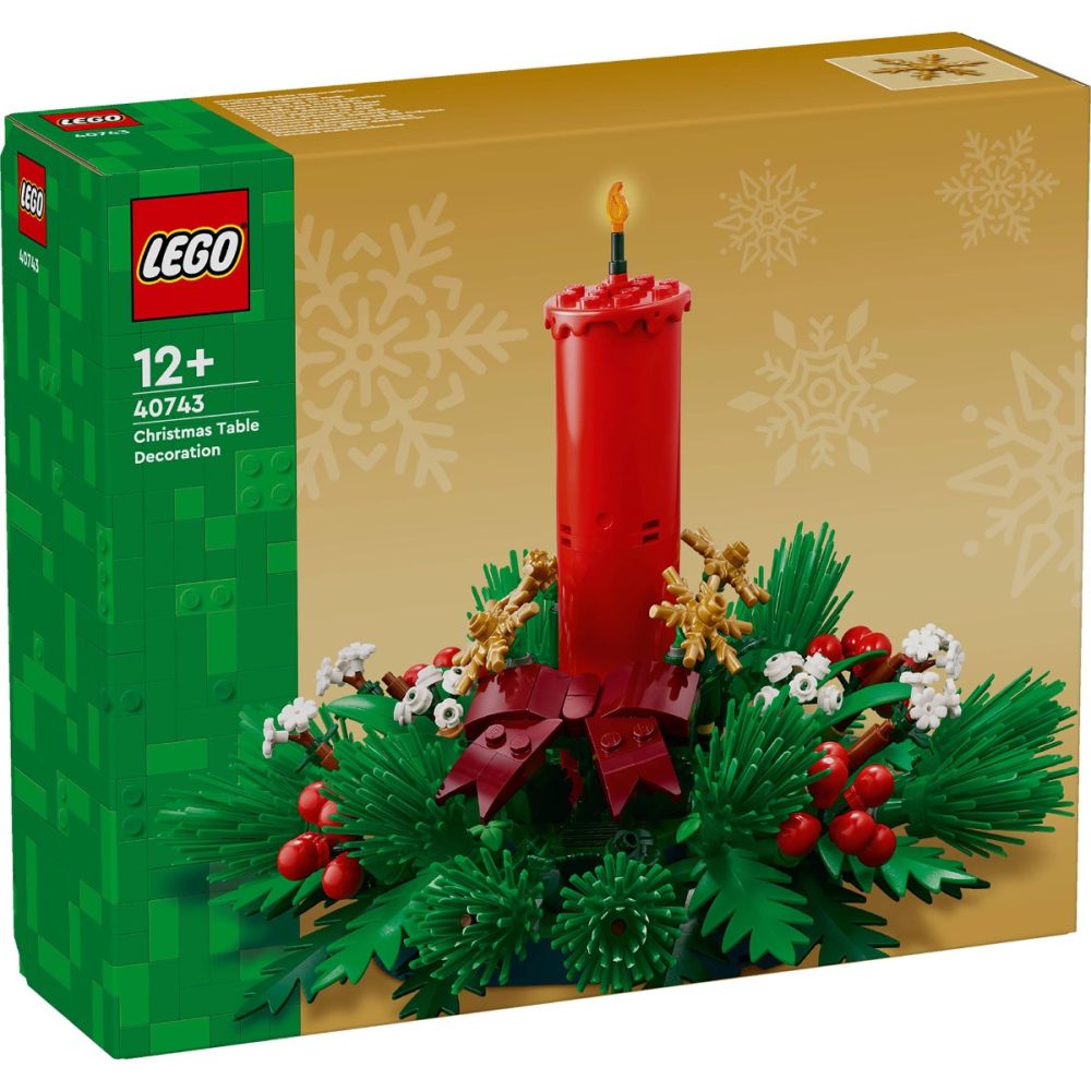LEGO® Iconic - Decoratiune pentru masa de Craciun (40743) | Noriel