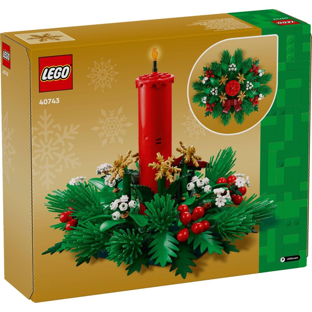 LEGO® Iconic - Decoratiune pentru masa de Craciun (40743)