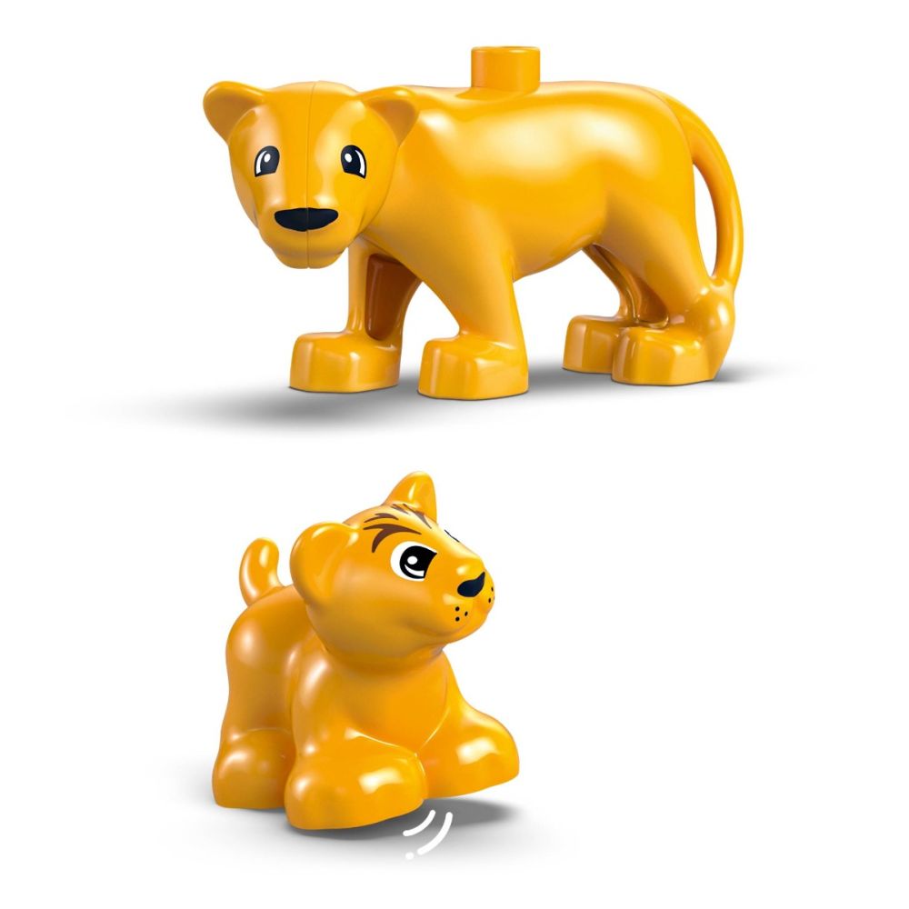 LEGO® DUPLO® - Familii de animale salbatice: Pinguini si lei (10442)