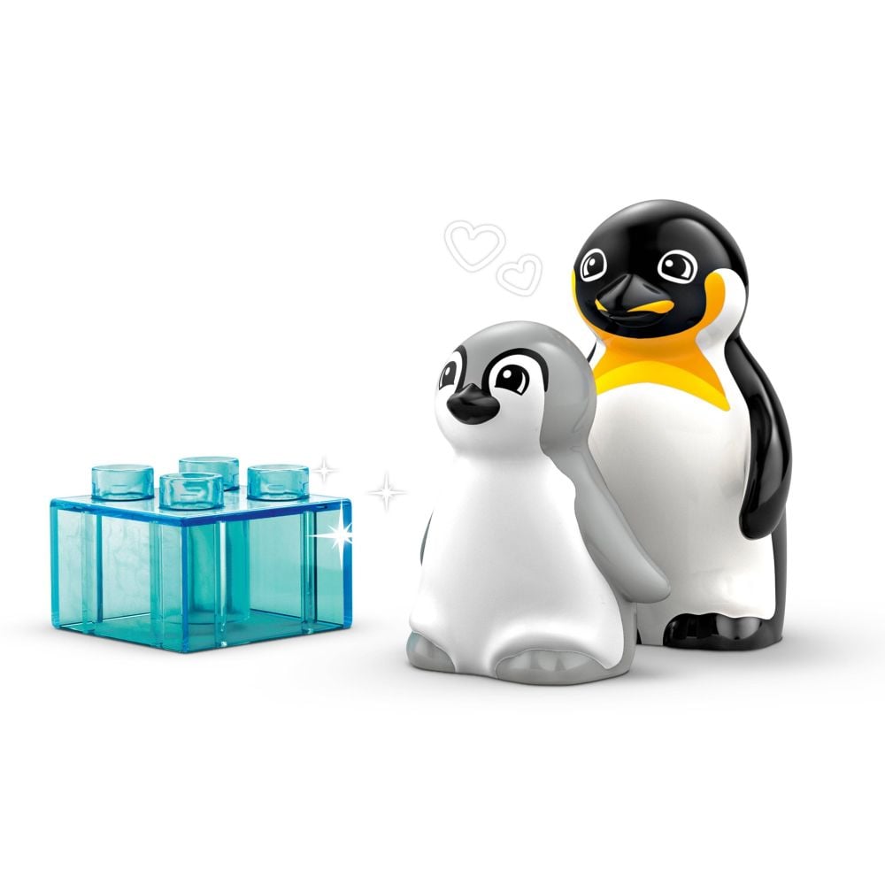 LEGO® DUPLO® - Familii de animale salbatice: Pinguini si lei (10442)