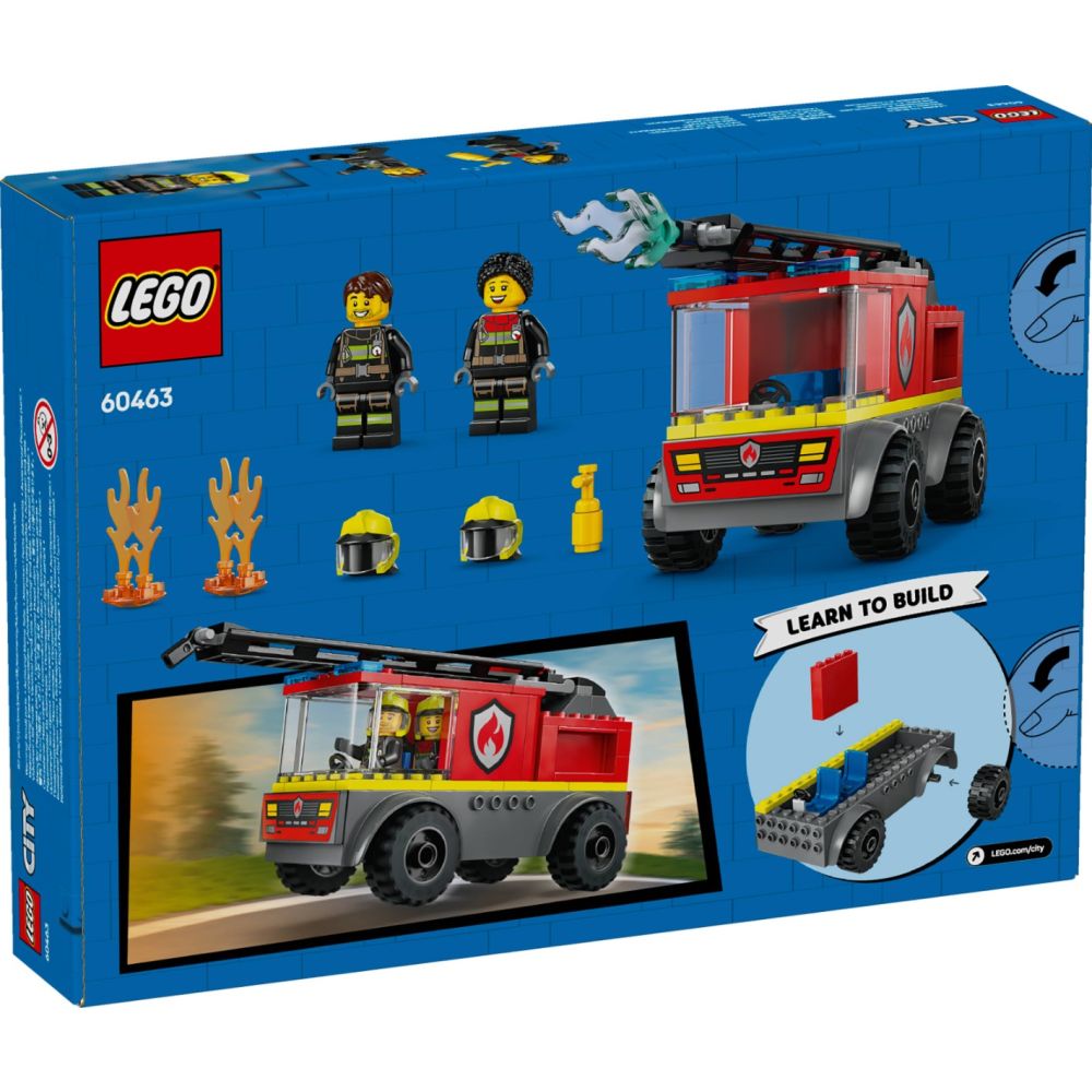 LEGO® City - Autospeciala de pompieri cu scara (60463)