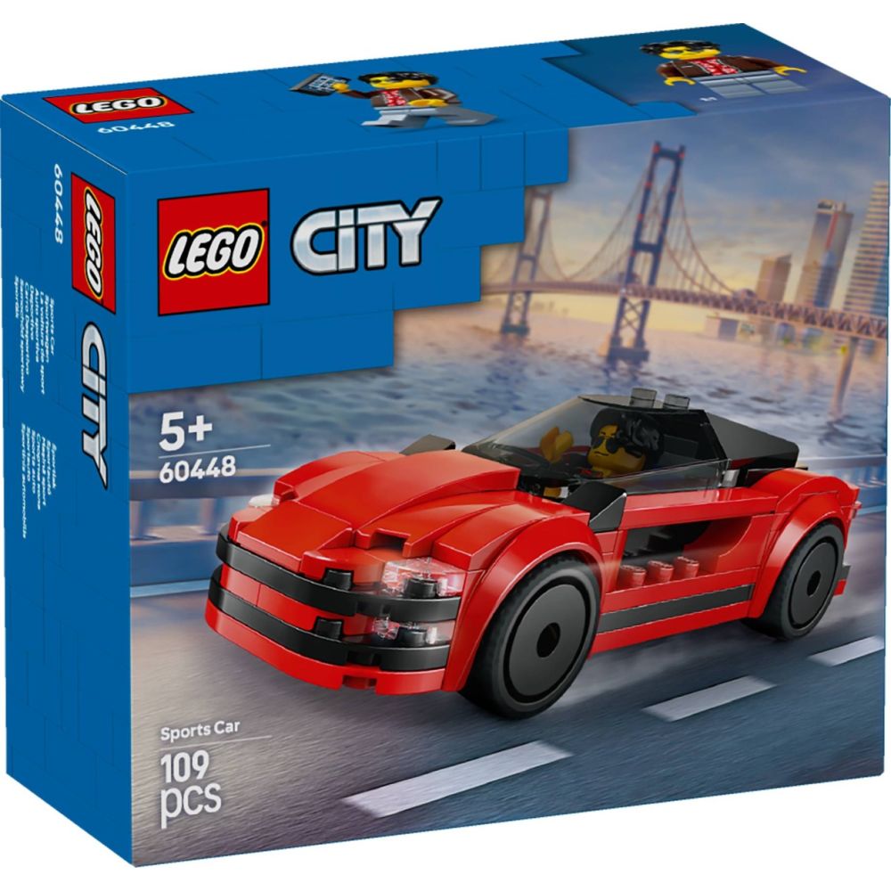 LEGO® City - Masina sport rosie (60448)