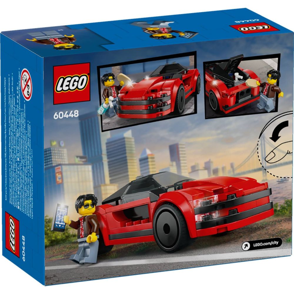 LEGO® City - Masina sport rosie (60448)
