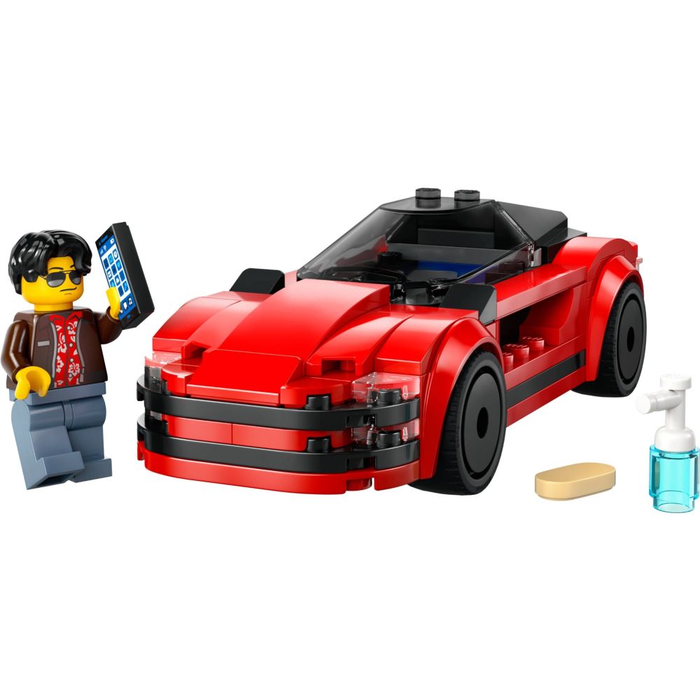 LEGO® City - Masina sport rosie (60448)