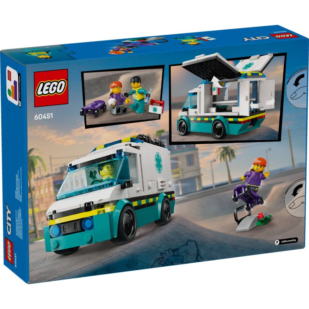 LEGO® City - Ambulanta de urgente (60451)