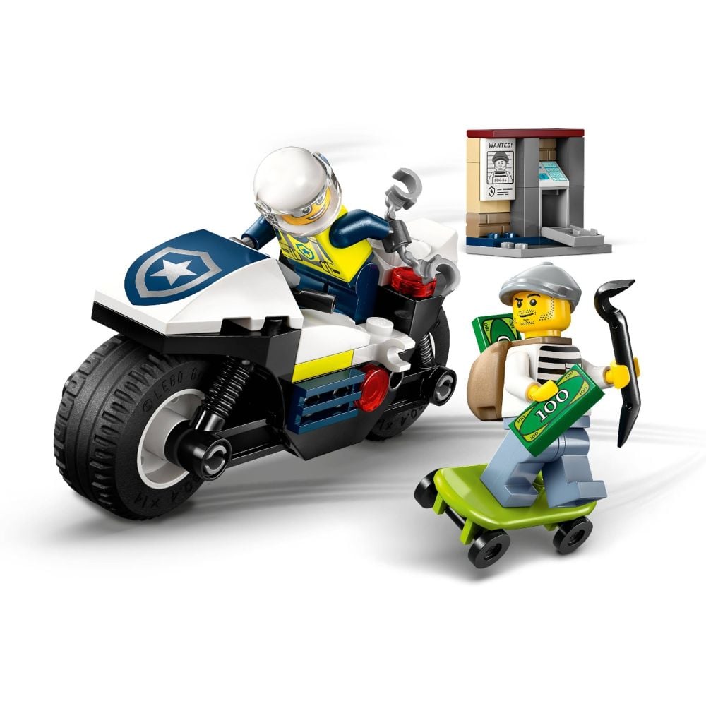 LEGO® City - Urmarirea cu motocicleta de politie (60455) | Noriel