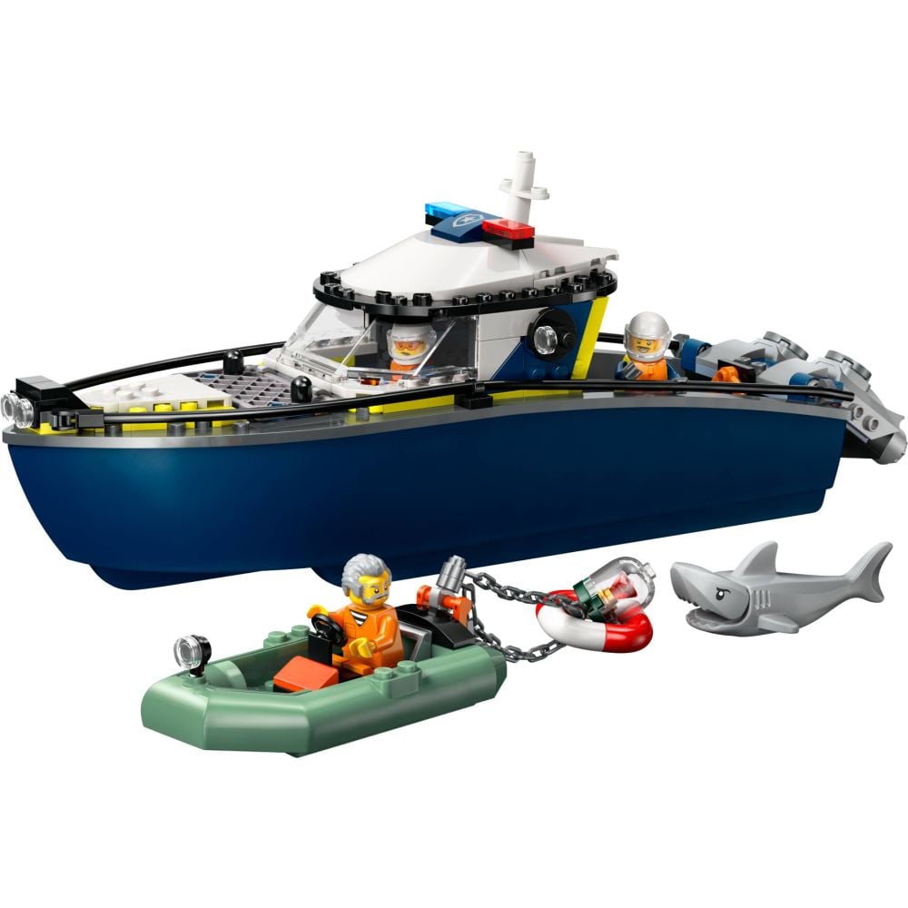 LEGO® City - Urmarirea cu barca de politie (60456)