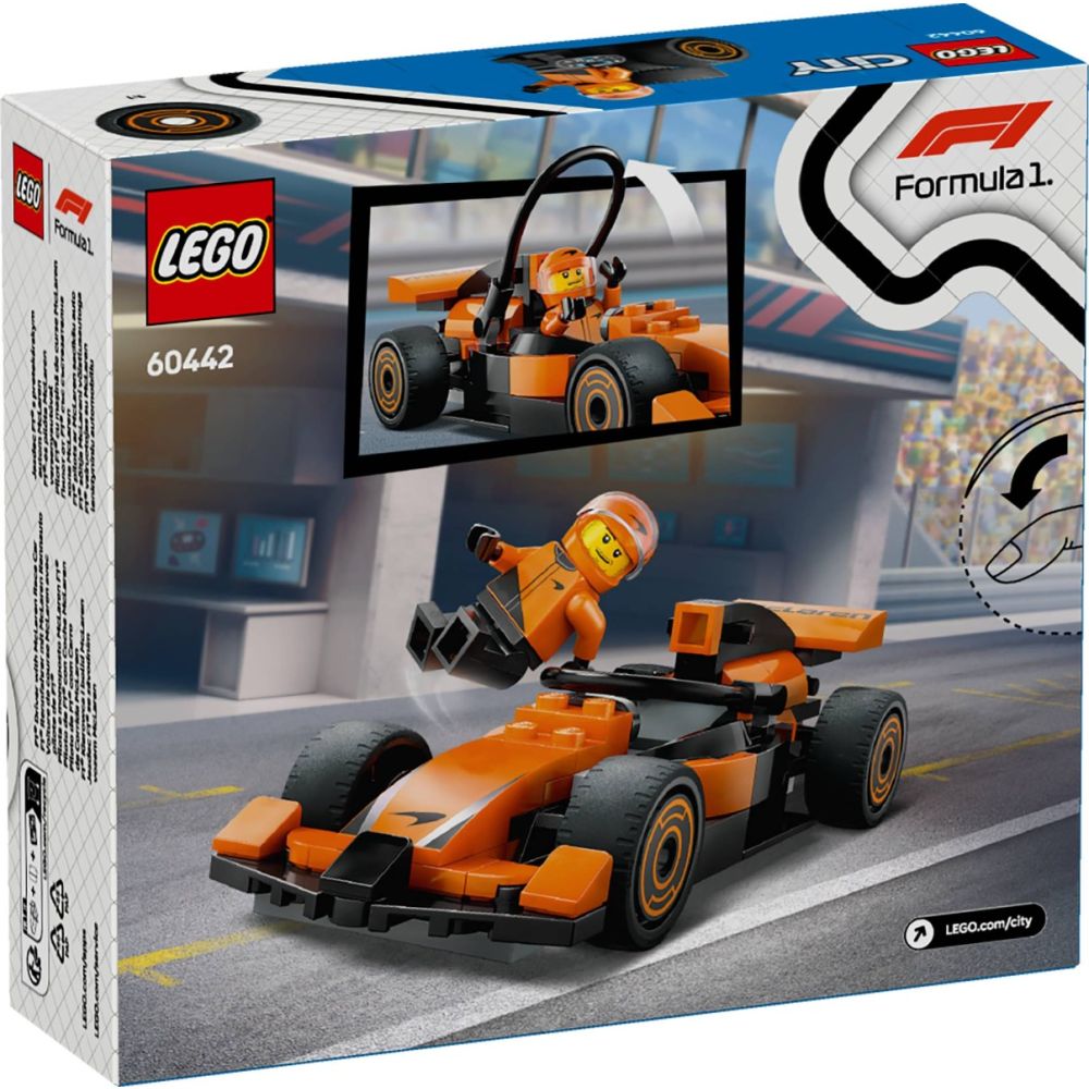 LEGO® City - Pilot F1 cu masina de curse McLaren (60442)
