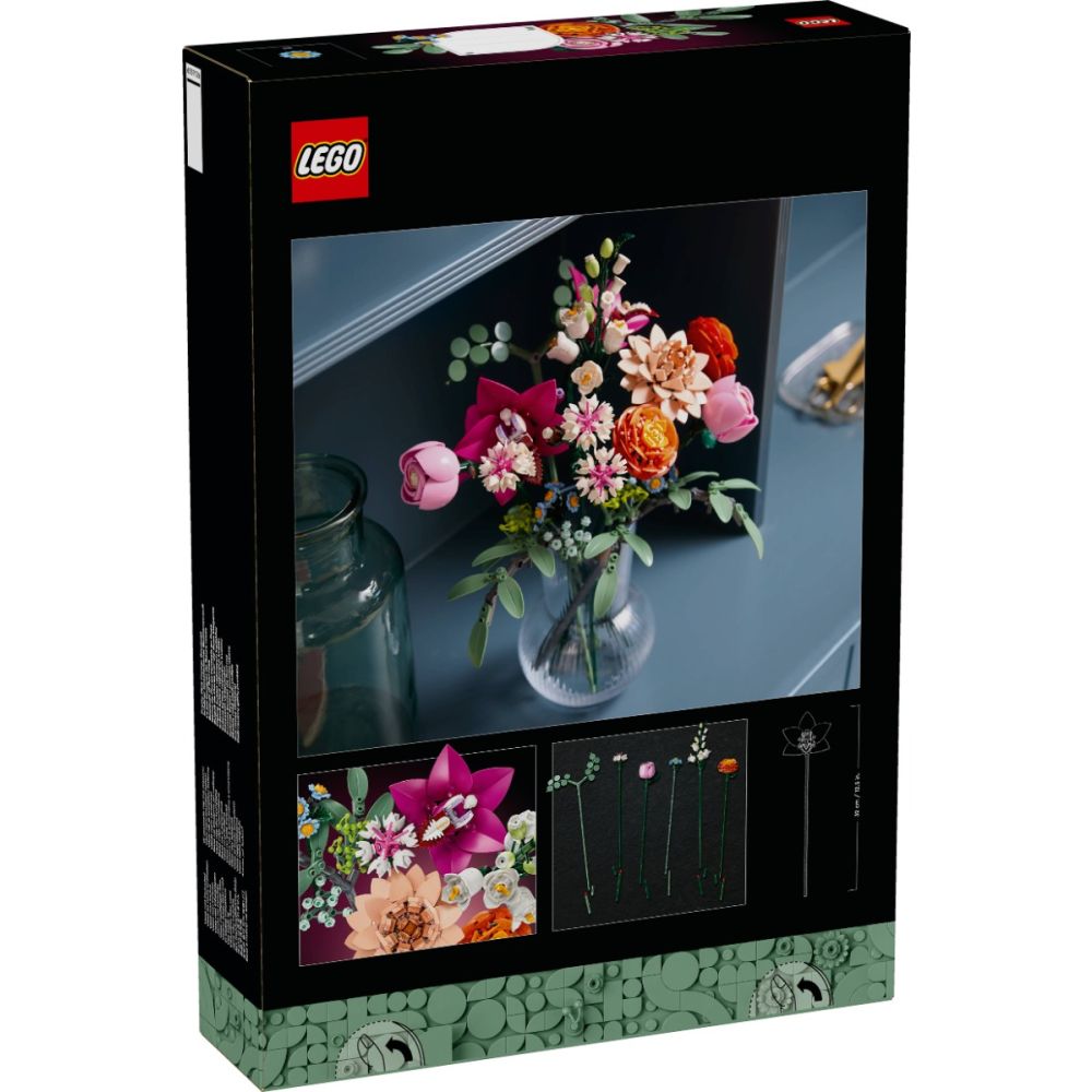 LEGO® Botanicals - Buchet de flori roz (10342)