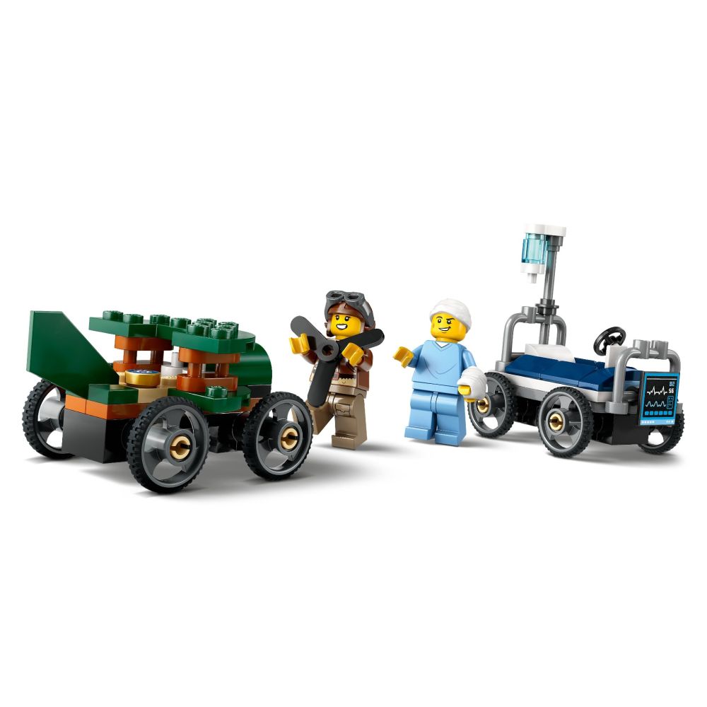 LEGO® City - Pachet de curse Avion vs. pat de spital (60459)