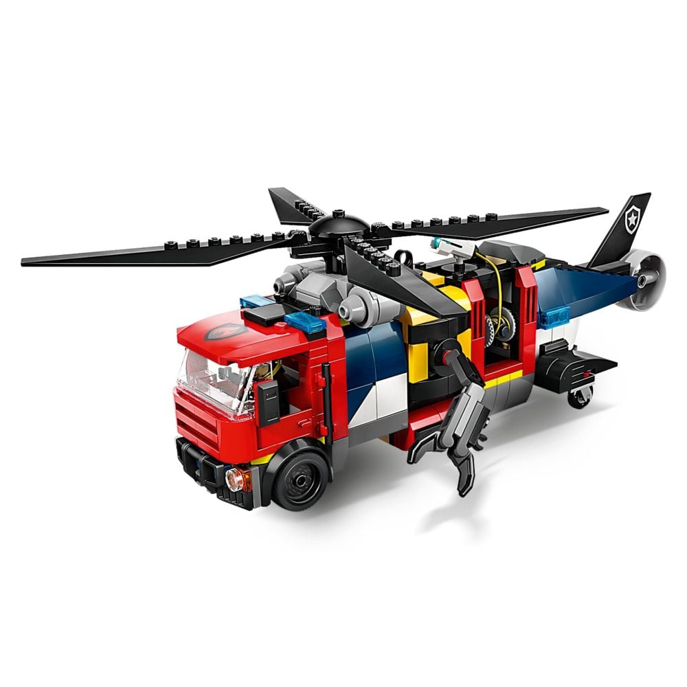 LEGO® City - Elicopter, autospeciala de pompieri si submarin in versiuni remixate (60462)