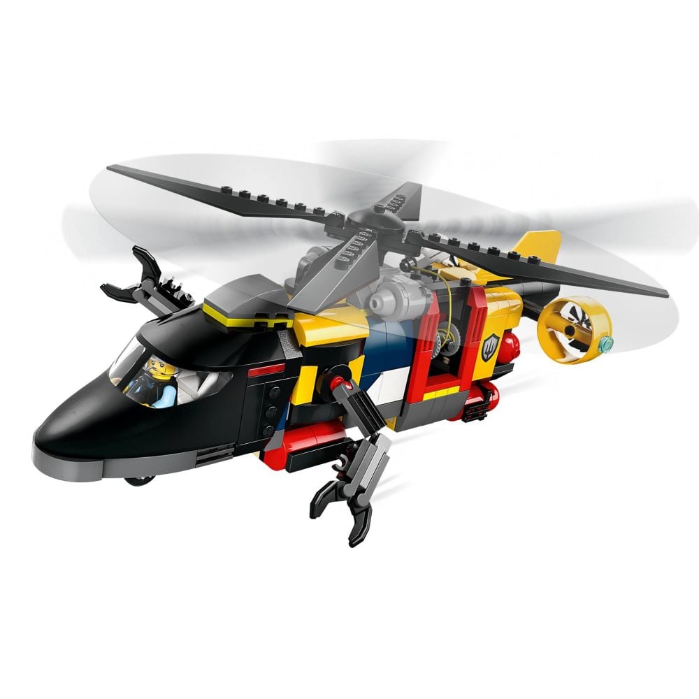 LEGO® City - Elicopter, autospeciala de pompieri si submarin in versiuni remixate (60462)