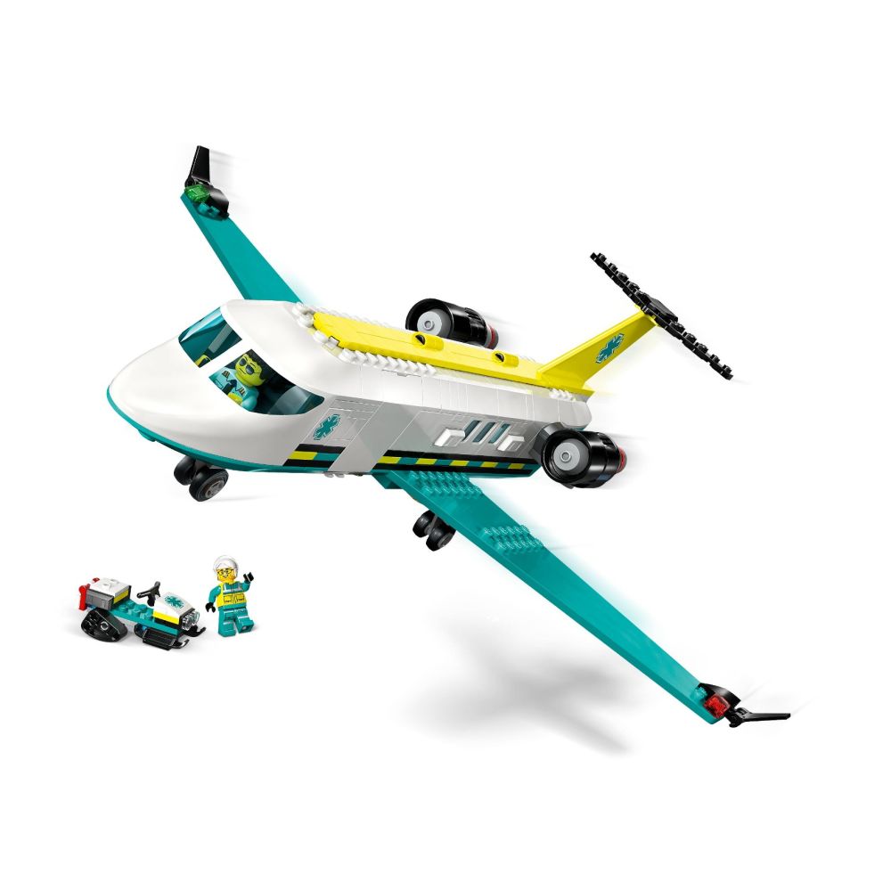 LEGO® City - Avion-ambulanta pentru urgente (60465)
