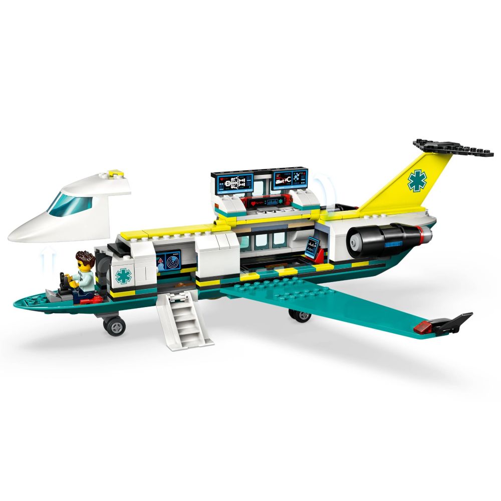 LEGO® City - Avion-ambulanta pentru urgente (60465)