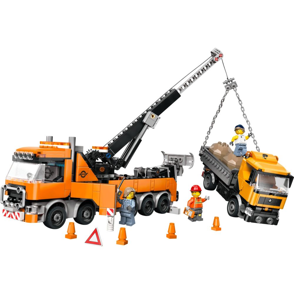 LEGO® City - Camion de remorcare si recuperare cu macara (60467)