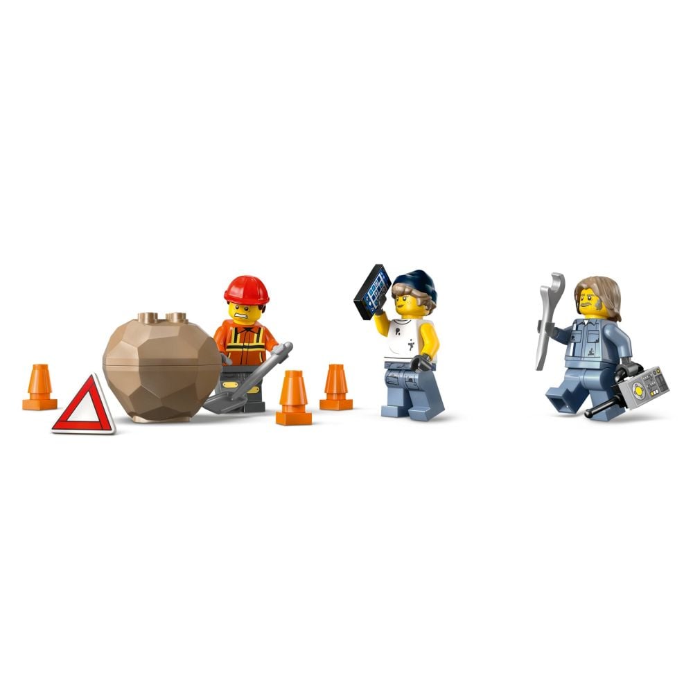 LEGO® City - Camion de remorcare si recuperare cu macara (60467)