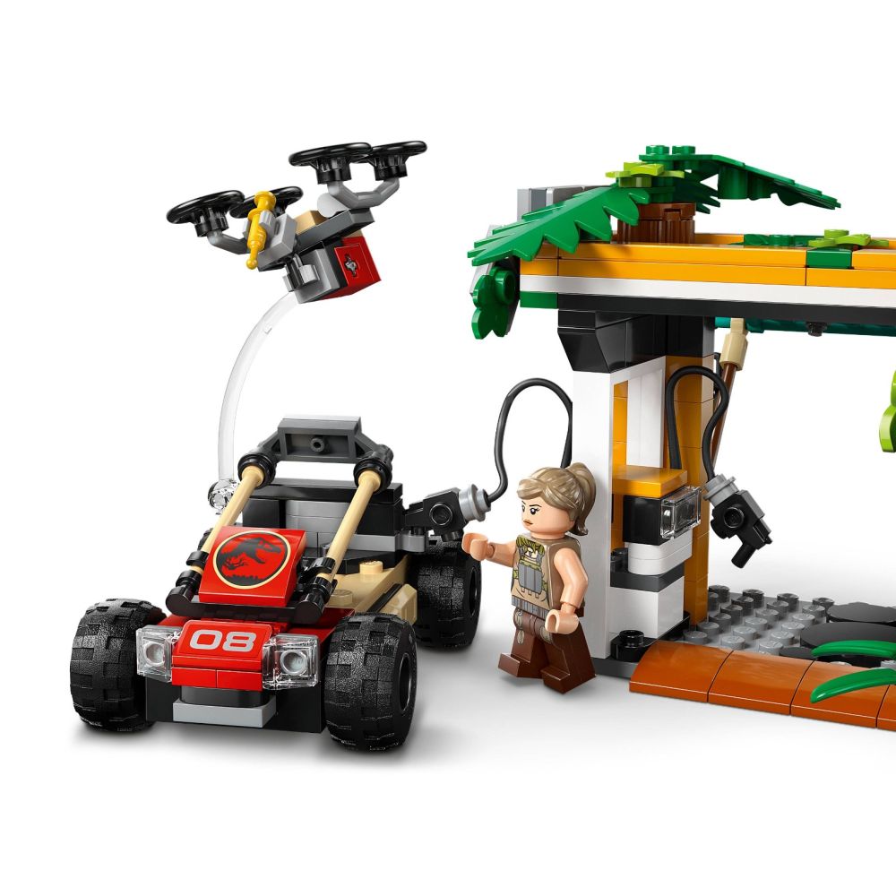LEGO® Jurassic World - Misiune de urmarire a unui Velociraptor si