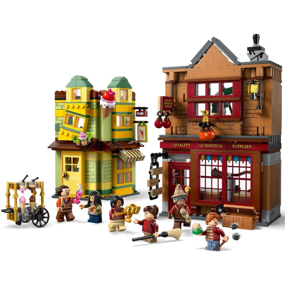 LEGO® Harry Potter - Furnituri Vajthat de calitate si magazin de inghetata (76452)
