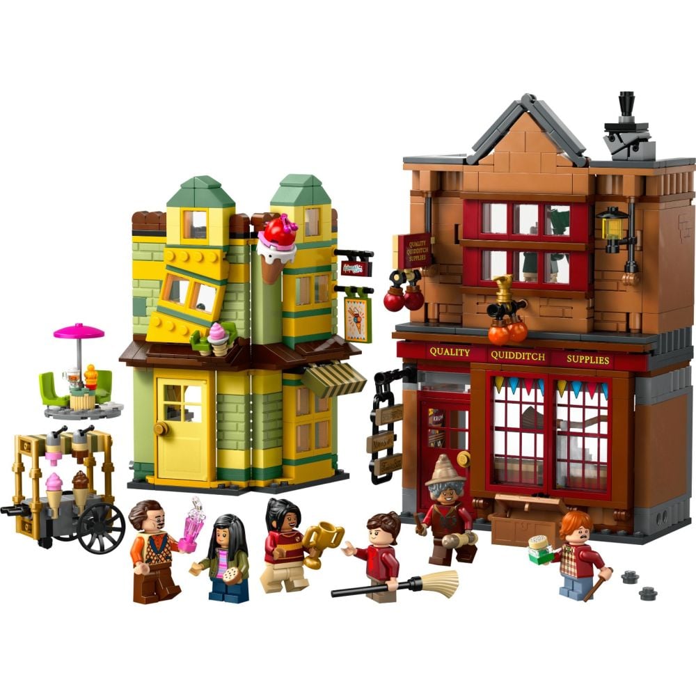 LEGO® Harry Potter - Furnituri Vajthat de calitate si magazin de inghetata (76452)