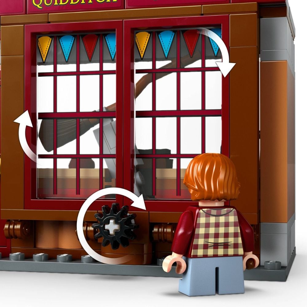 LEGO® Harry Potter - Furnituri Vajthat de calitate si magazin de inghetata (76452)