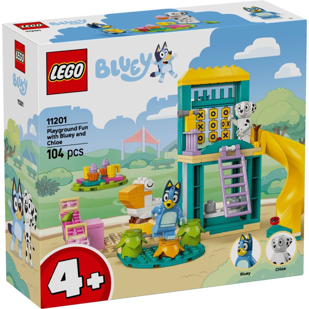 LEGO® Bluey - Distractie la locul de joaca cu Blue si Chloe (11201