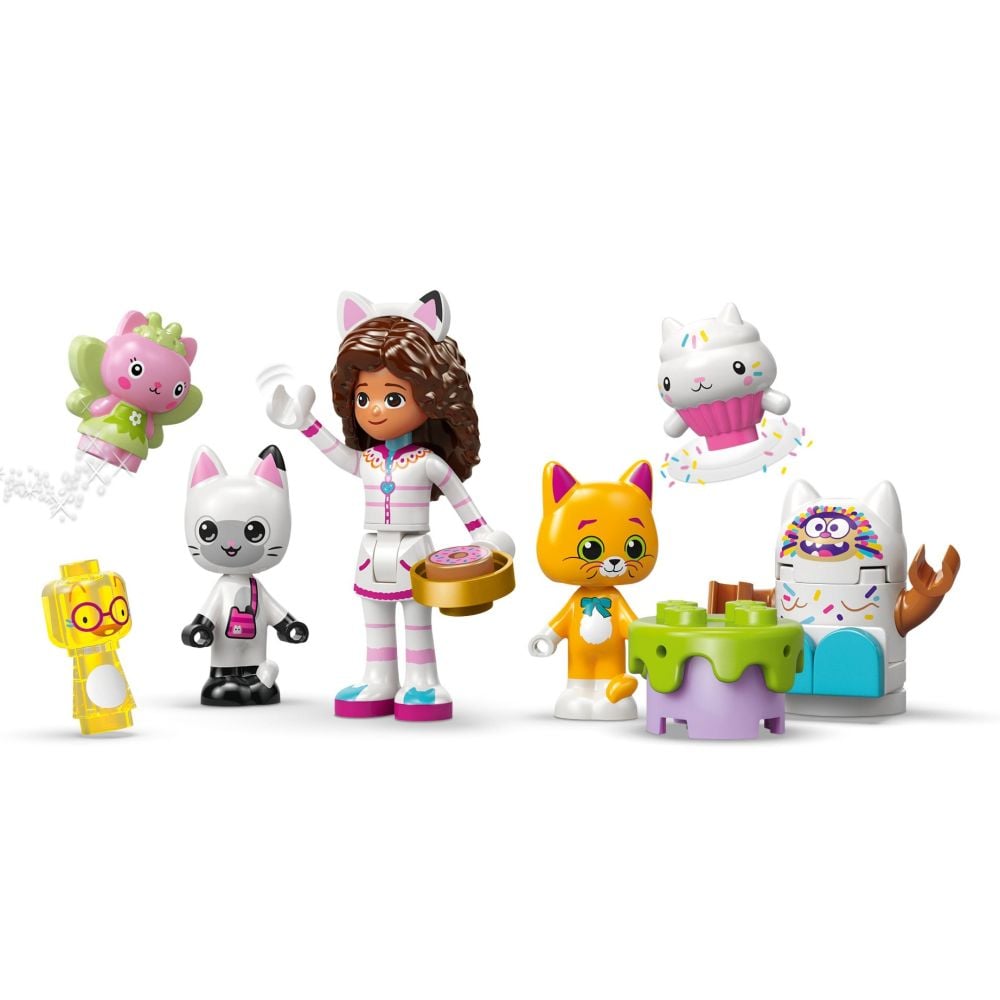 Gabby出品　まとめて15個 LEGO® Gabby's Dollhouse - Muntele de dulciuri si gradina Miau