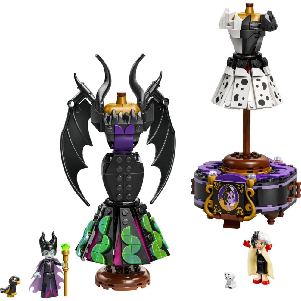 LEGO® Disney Classics - Rochiile lui Maleficent si Cruella De Vil (43262)
