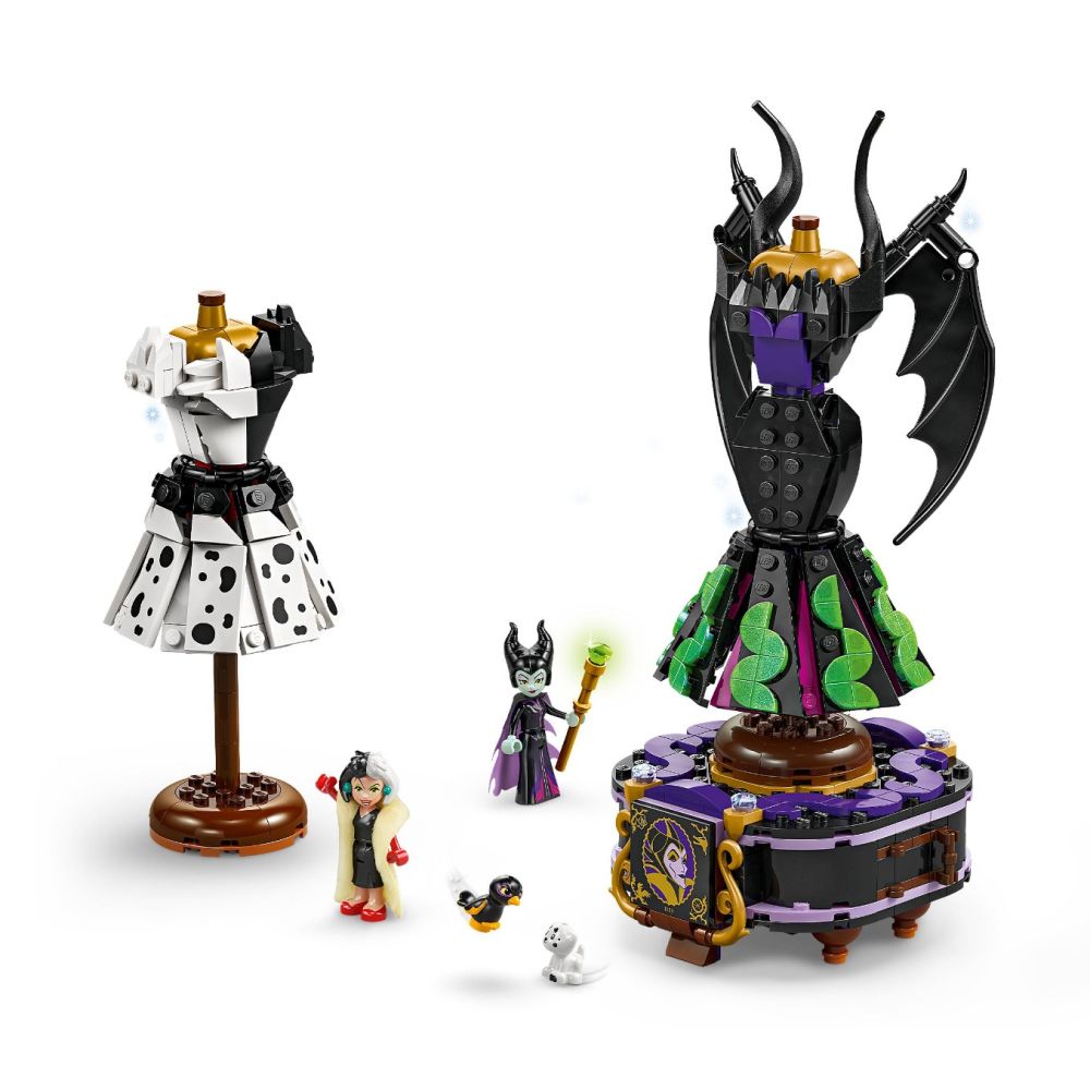 LEGO® Disney Classics - Rochiile lui Maleficent si Cruella De Vil (43262)