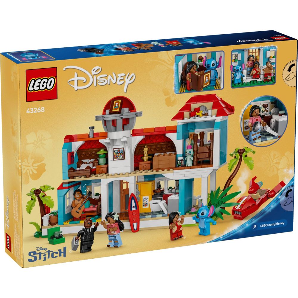 LEGO® Disney Classics - Casa de pe plaja a lui Lilo si Stitch (43268)