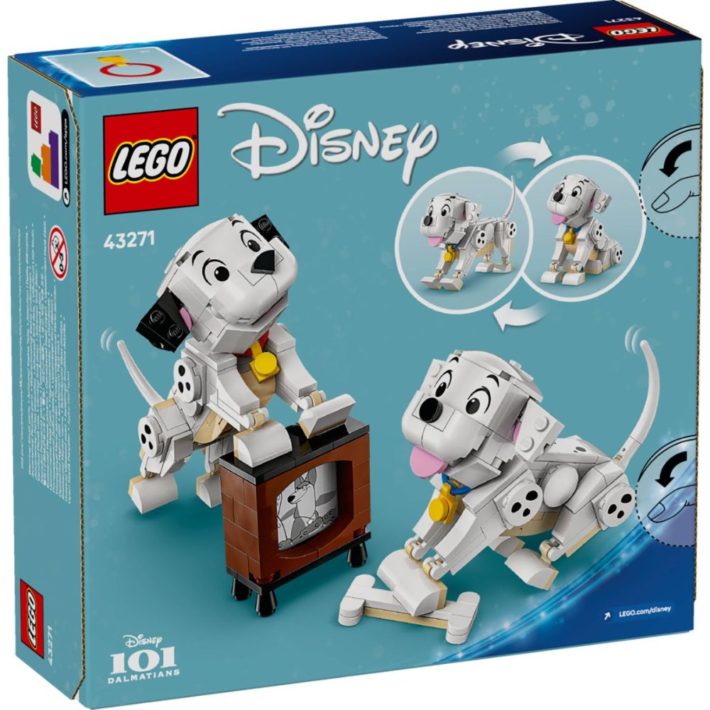 LEGO® Disney Classics - Catelusii Lucky si Penny din 101 Dalmatieni (43271)