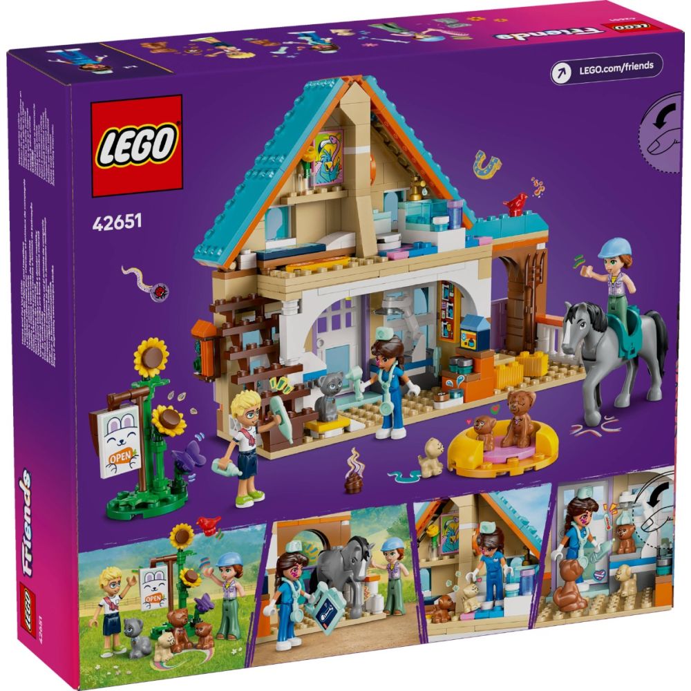 580★60s ポケットドール4体セット★ルーシー/チャーリー／シュロー LEGO® Friends - Clinica veterinara pentru cai si animale de