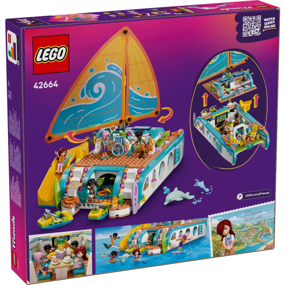 LEGO® Friends - Calatorie aventuroasa cu barca (42664) | Noriel