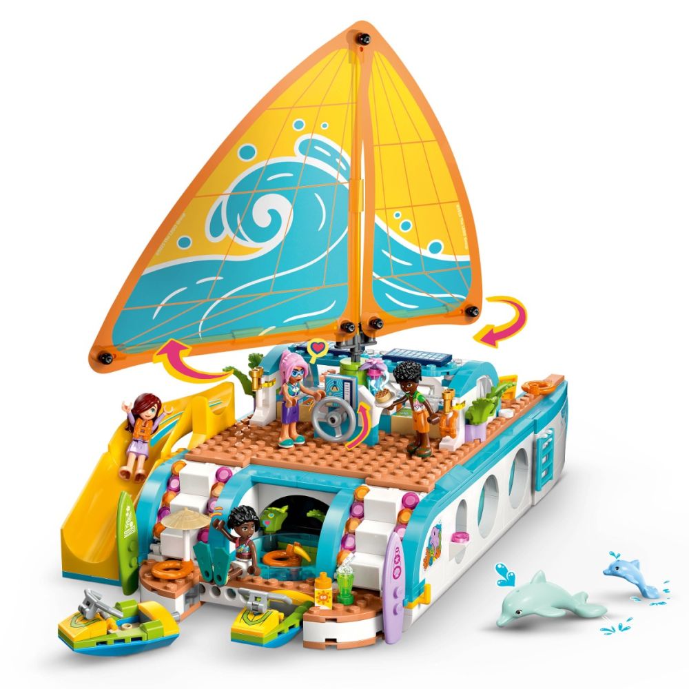 LEGO® Friends - Calatorie aventuroasa cu barca (42664) | Noriel