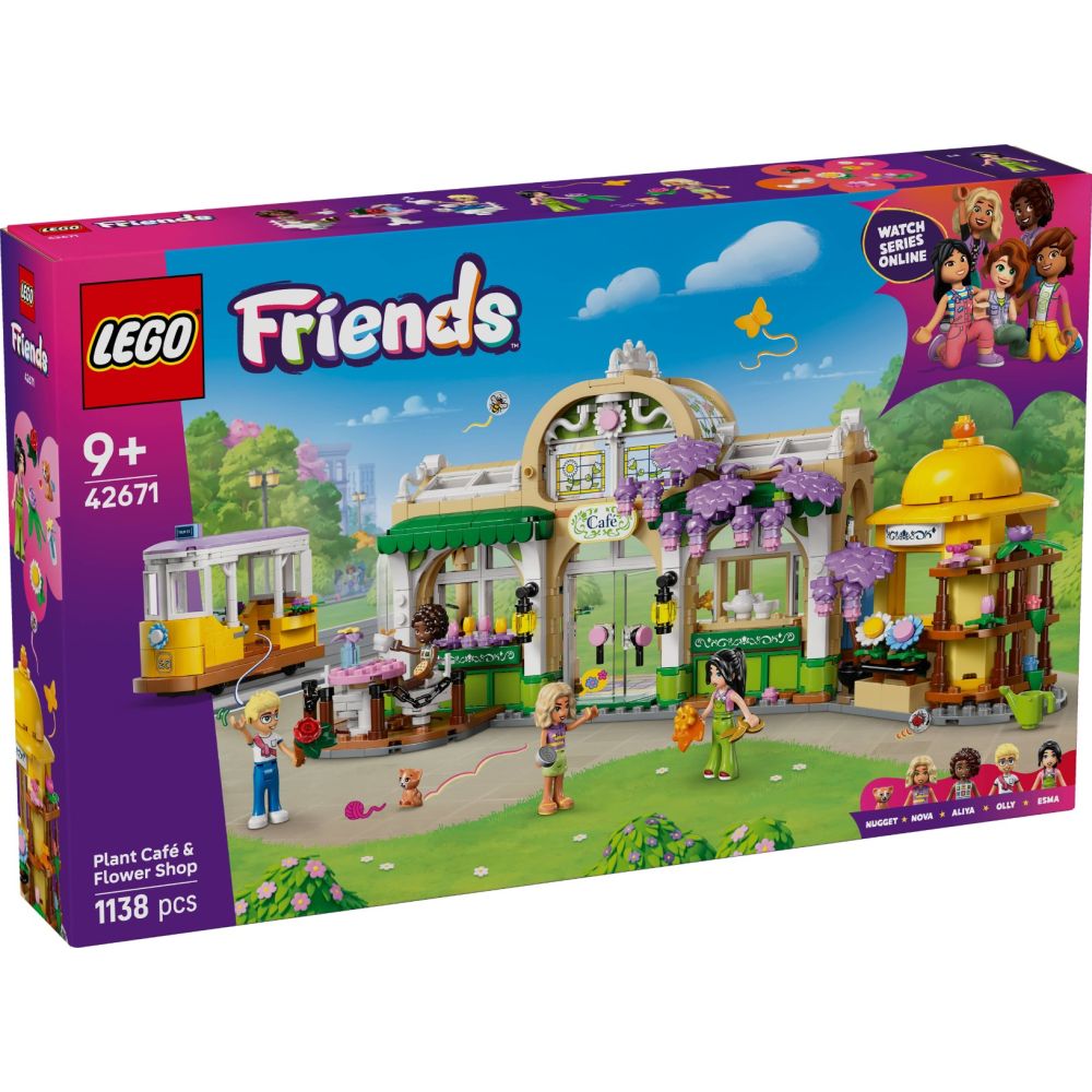 LEGO® Friends - Cafenea cu multe plante si florarie (42671)