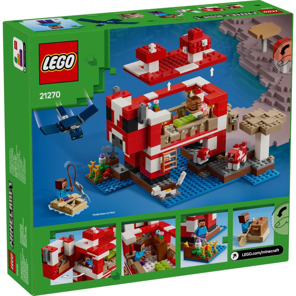 LEGO® Minecraft - Casa Ciuper-vaca (21270)