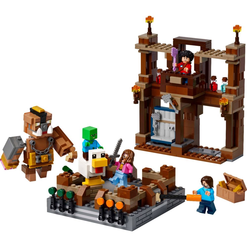 LEGO® Minecraft - Ring de lupta la conacul din padure (21272)