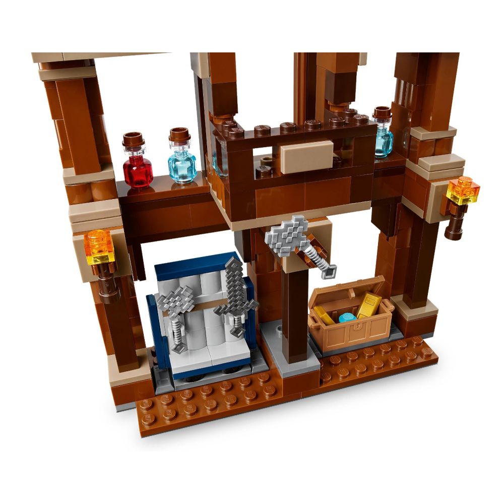LEGO® Minecraft - Ring de lupta la conacul din padure (21272)