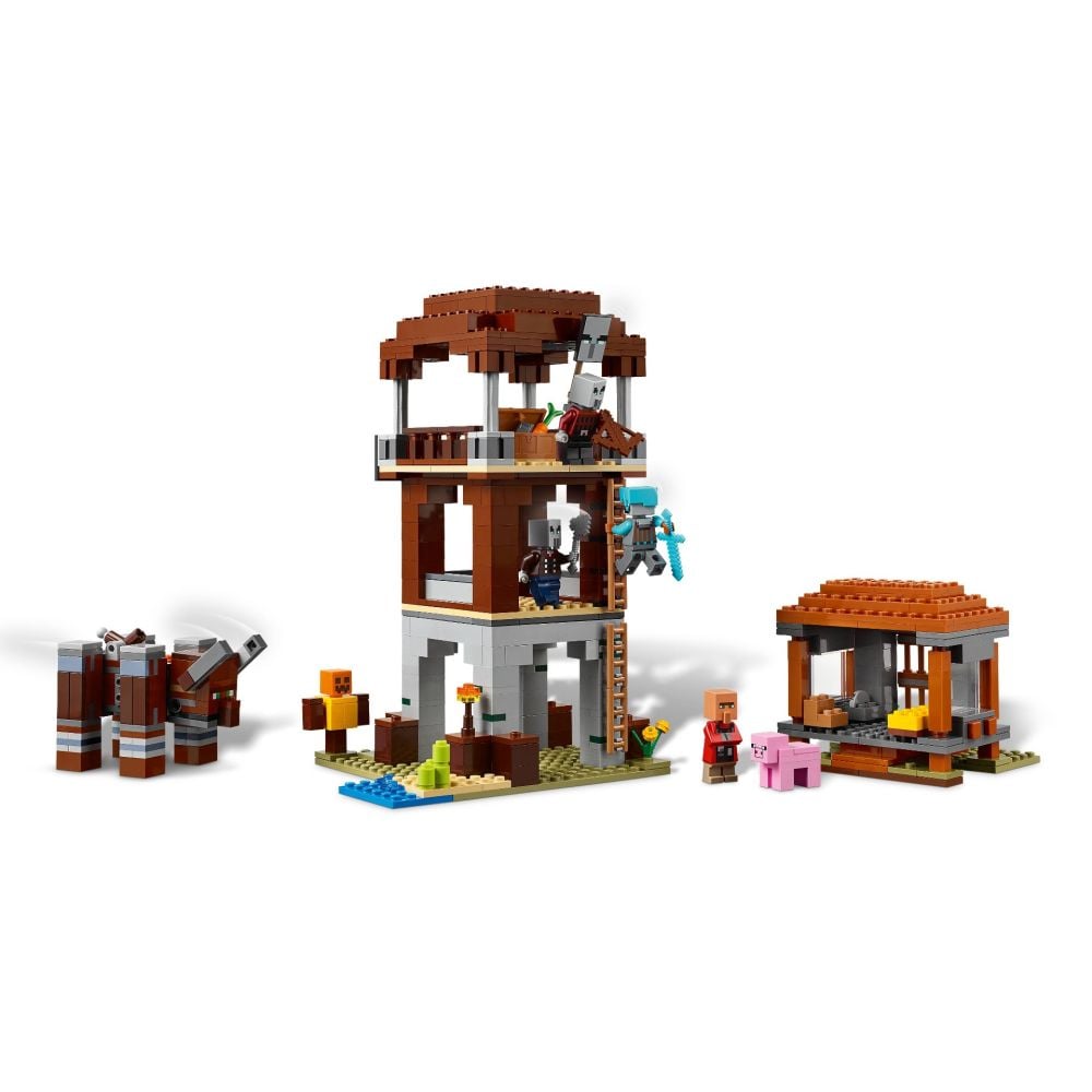 LEGO® Minecraft - Avanpostul Jefuitorului si Distrugator (21278)