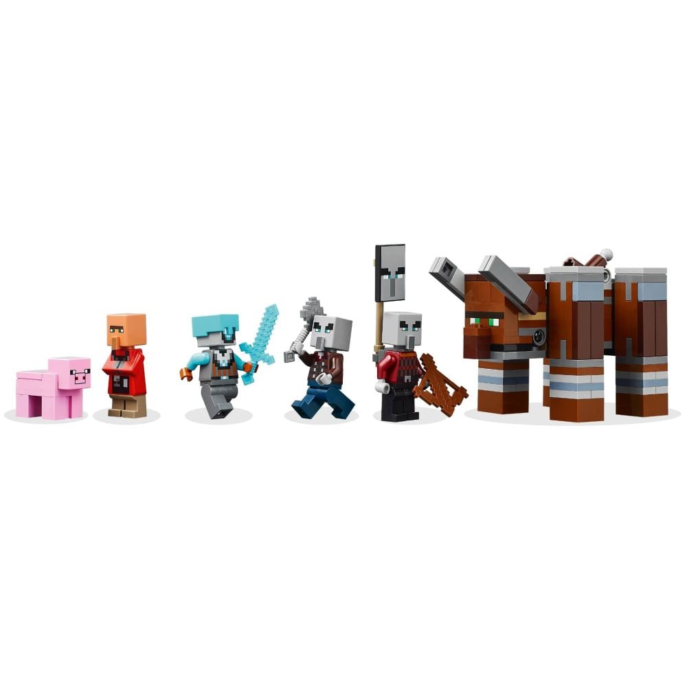 LEGO® Minecraft - Avanpostul Jefuitorului si Distrugator (21278)