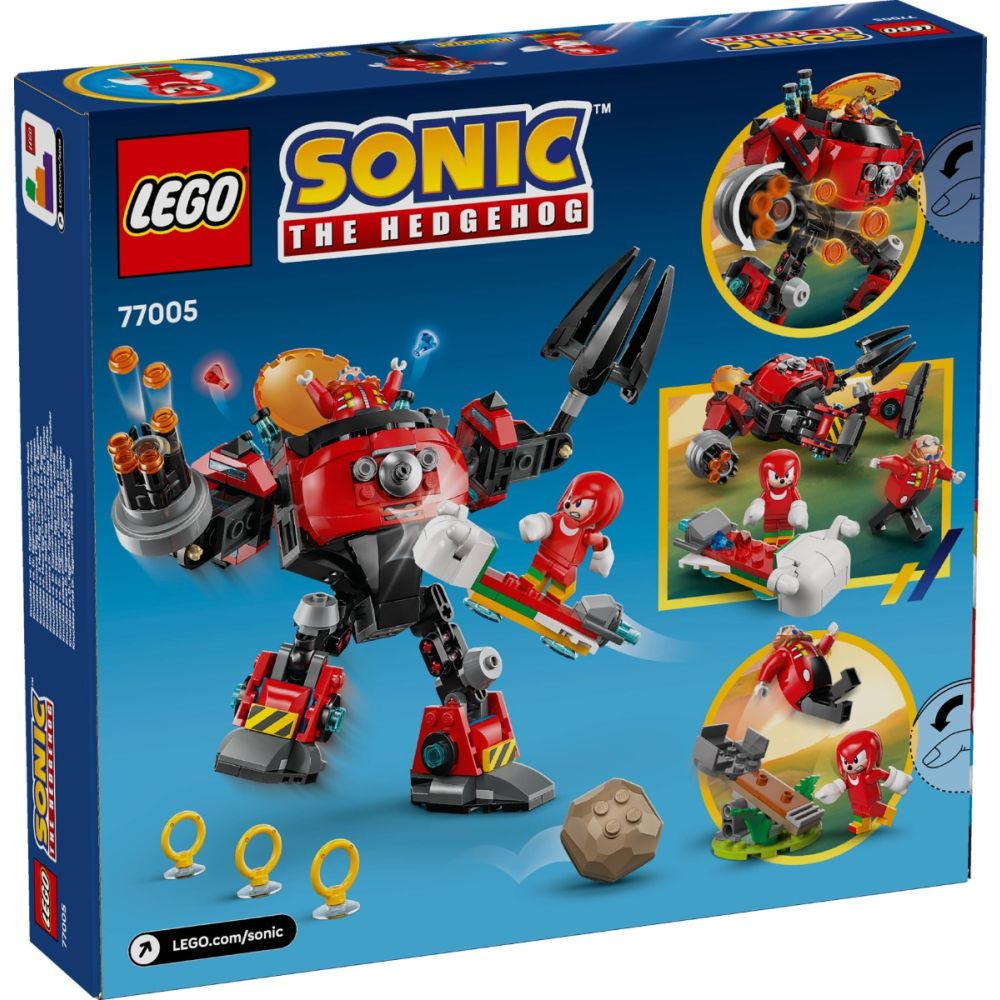 LEGO® Sonic - Knuckles vs. Dr. Eggman si robotul Egg Crusher