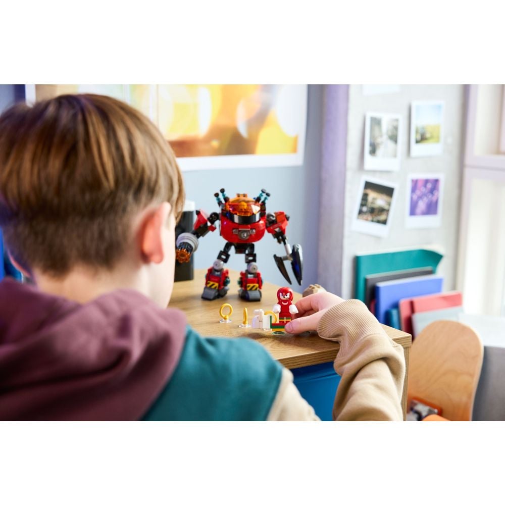 LEGO® Sonic - Knuckles vs. Dr. Eggman si robotul Egg Crusher (77005)