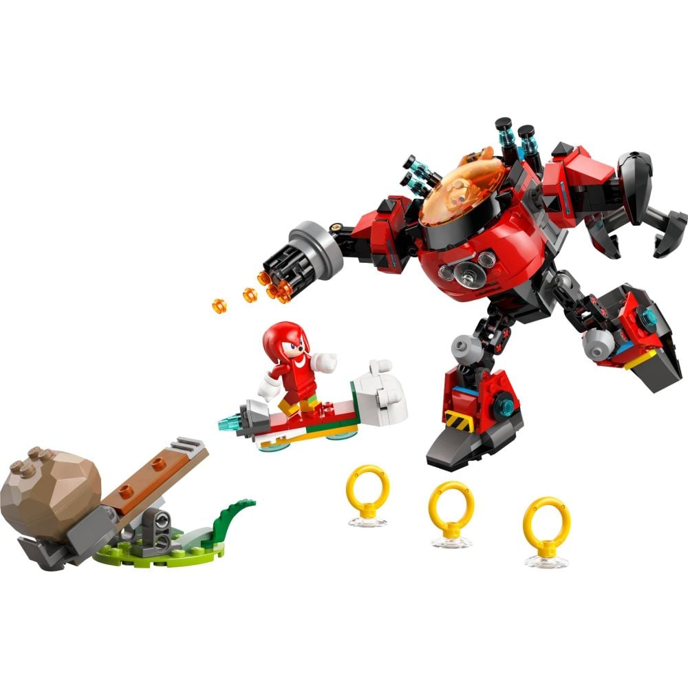 LEGO® Sonic - Knuckles vs. Dr. Eggman si robotul Egg Crusher (77005)