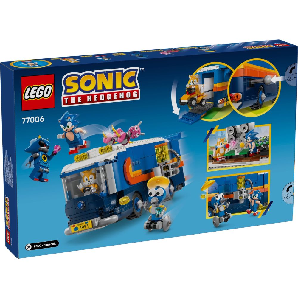 LEGO® Sonic - Camionul de comanda al echipei Sonic (77006)
