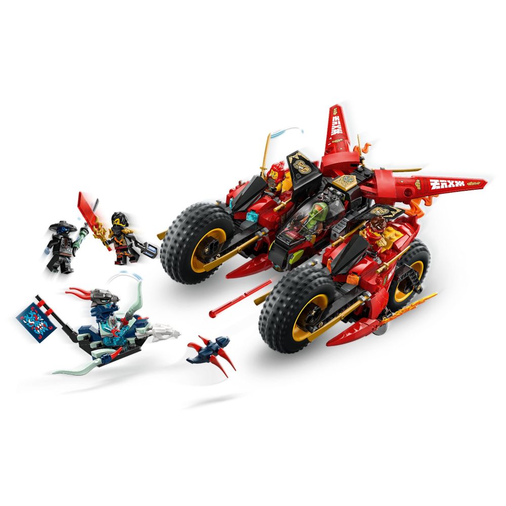 ネイビーレッドセット4 チュールセット4 LEGO® Ninjago - Vehicul de lupta ninja (71844) | Noriel