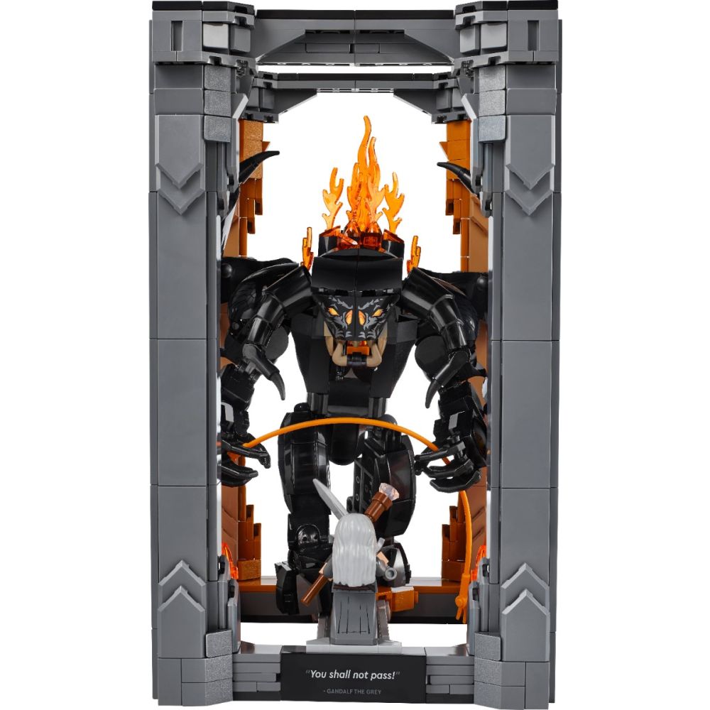 LEGO® Icons - Stapanul inelelor: Diorama pentru biblioteca cu un Balrog (10367)