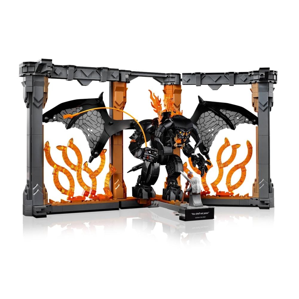 LEGO® Icons - Stapanul inelelor: Diorama pentru biblioteca cu un Balrog (10367)