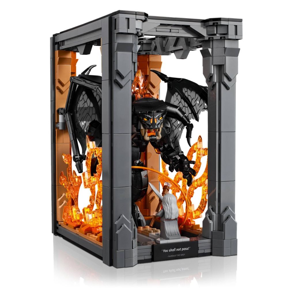 LEGO® Icons - Stapanul inelelor: Diorama pentru biblioteca cu un Balrog (10367)