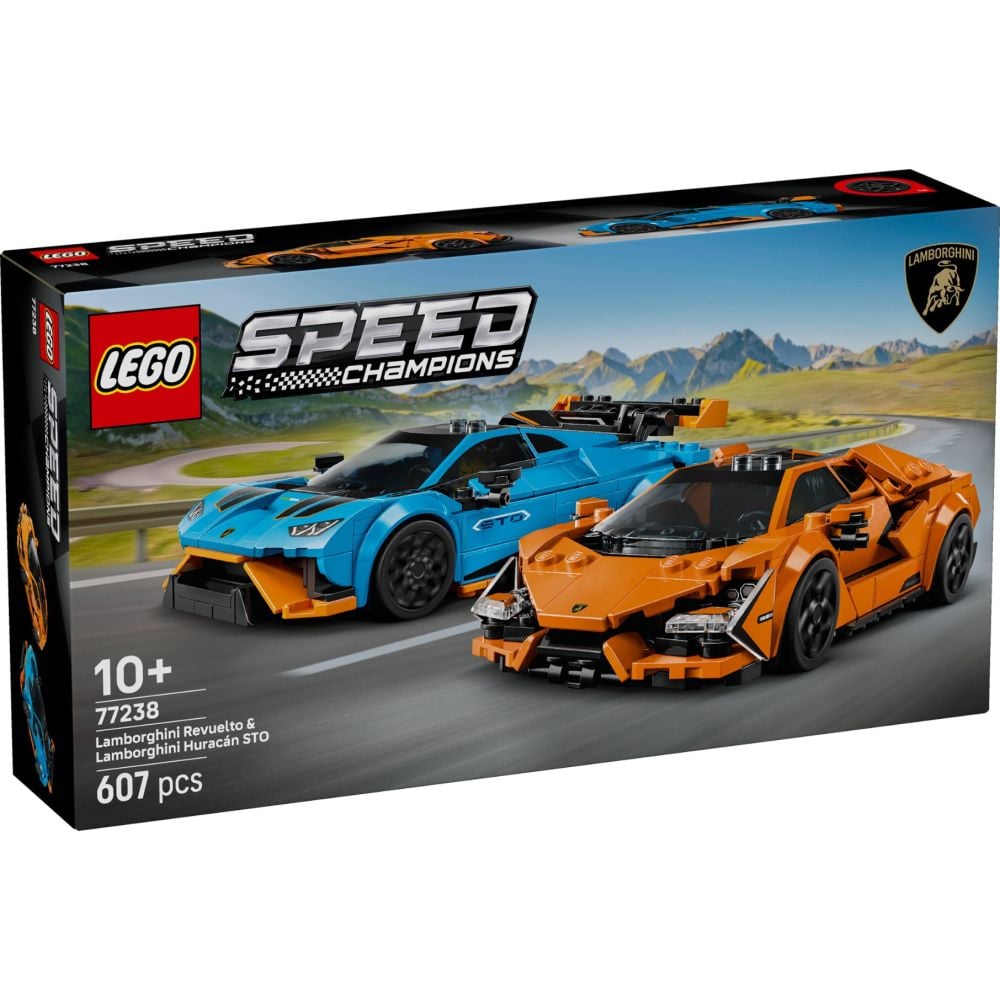のり burningso LEGO® Speed Champions - Lamborghini Revuelto si Huracan STO (77238